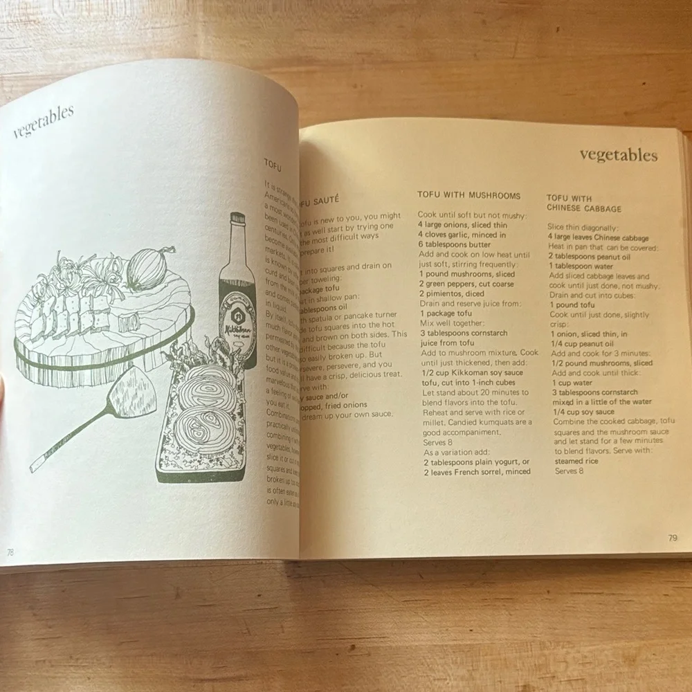 Retro vintage Herb Cookery by Alan Hooker - Illustrated Cookbook